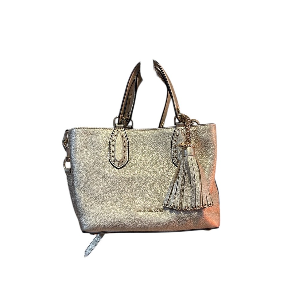 Michael Kors Metallic Gold Tote with Tassel
